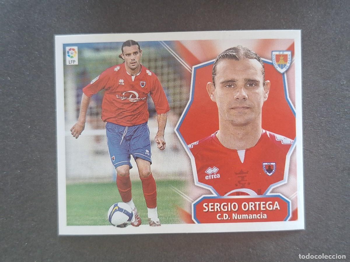 Cromos de f&uacute;tbol: L7 SERGIO ORTEGA C. D. NUMANCIA MERCADO INVIERNO LIGA ESTE 2007 2008 07 08 NUNCA PEGADO SIN PEGAR