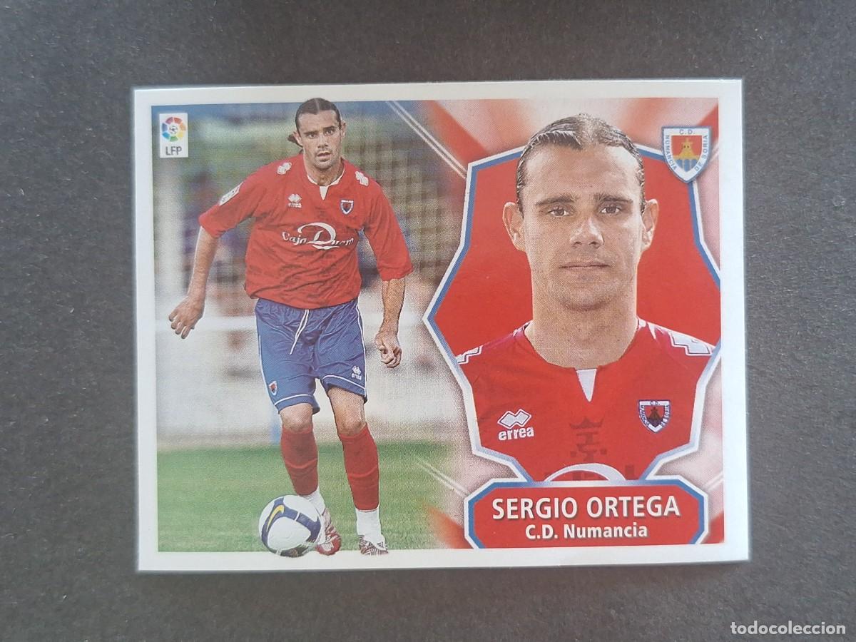 Cromos de f&uacute;tbol: L7 SERGIO ORTEGA C. D. NUMANCIA MERCADO INVIERNO LIGA ESTE 2007 2008 07 08 NUNCA PEGADO SIN PEGAR