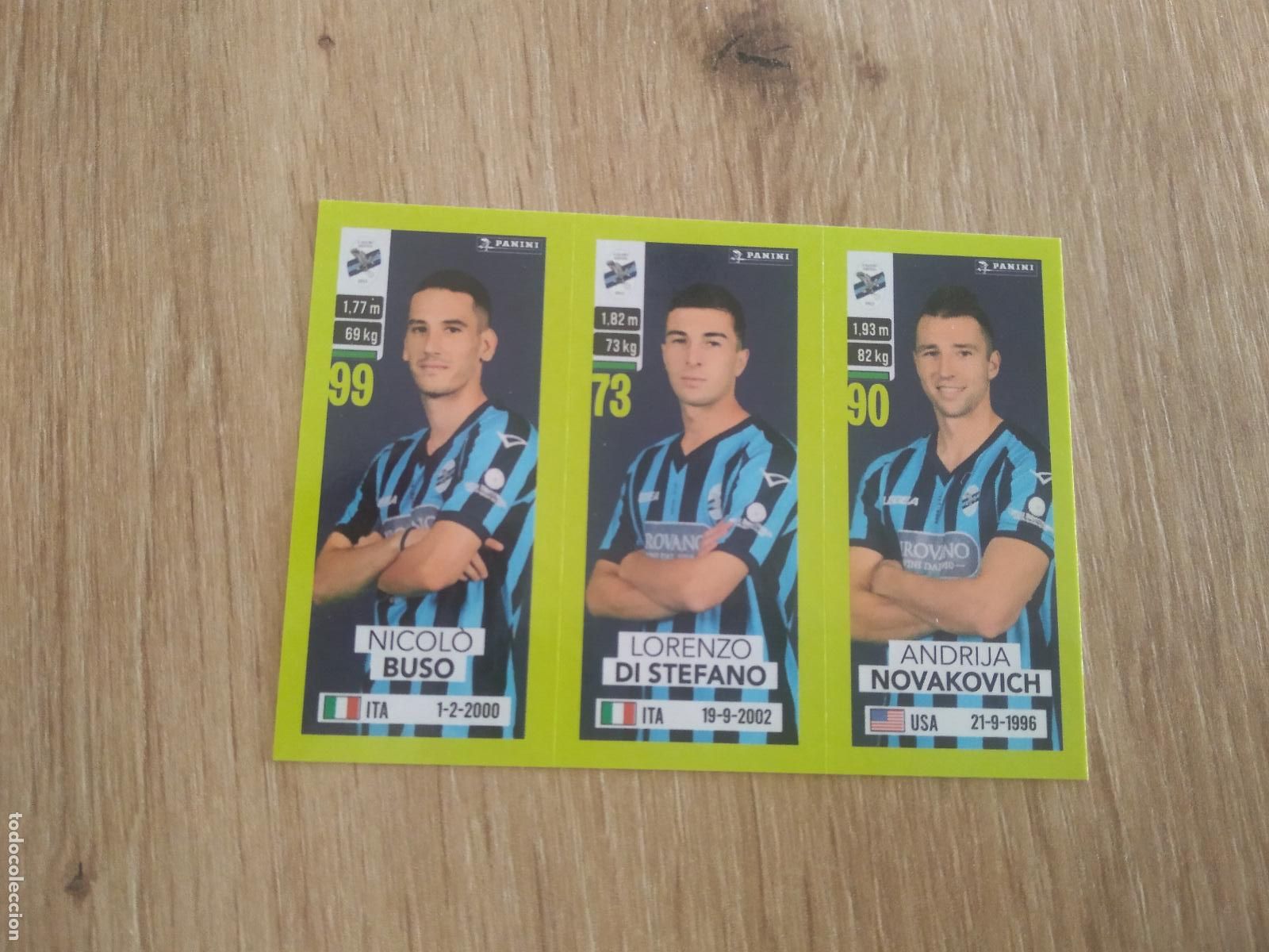 Fu&szlig;ball-Sticker: 580 BUSO DI STEFANO NOVAKOVICH LECCO CROMO FUTBOL PANINI LIGA ITALIA 23-24 CALCIATORI 2023-2024