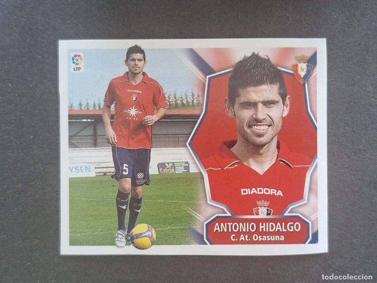 Fu&szlig;ball-Sticker: L7 ANTONIO HIDALGO C. A. OSASUNA MERCADO INVIERNO LIGA ESTE 2008 2009 08 09 NUNCA PEGADO SIN PEGAR