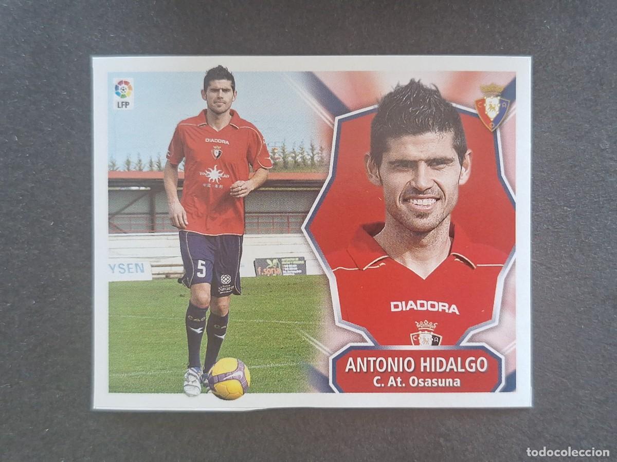 Fu&szlig;ball-Sticker: L7 ANTONIO HIDALGO C. A. OSASUNA MERCADO INVIERNO LIGA ESTE 2008 2009 08 09 NUNCA PEGADO SIN PEGAR