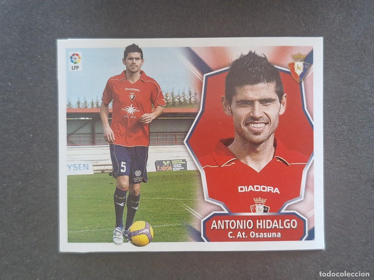 Fu&szlig;ball-Sticker: L7 ANTONIO HIDALGO C. A. OSASUNA MERCADO INVIERNO LIGA ESTE 2008 2009 08 09 NUNCA PEGADO SIN PEGAR