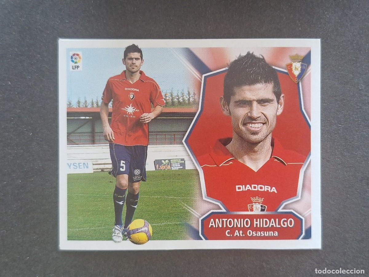 Fu&szlig;ball-Sticker: L7 ANTONIO HIDALGO C. A. OSASUNA MERCADO INVIERNO LIGA ESTE 2008 2009 08 09 NUNCA PEGADO SIN PEGAR