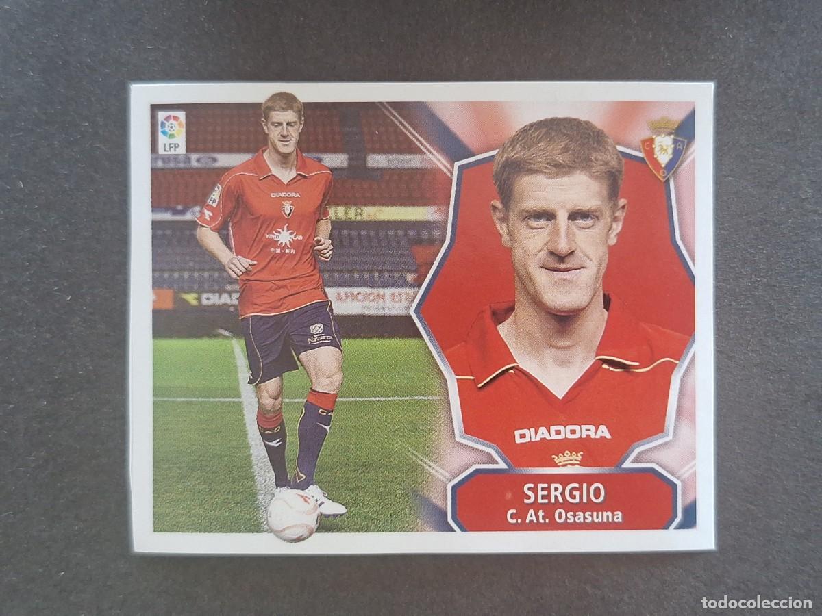 Fu&szlig;ball-Sticker: L7 SERGIO C. A. OSASUNA MERCADO INVIERNO LIGA ESTE 2008 2009 08 09 NUNCA PEGADO SIN PEGAR