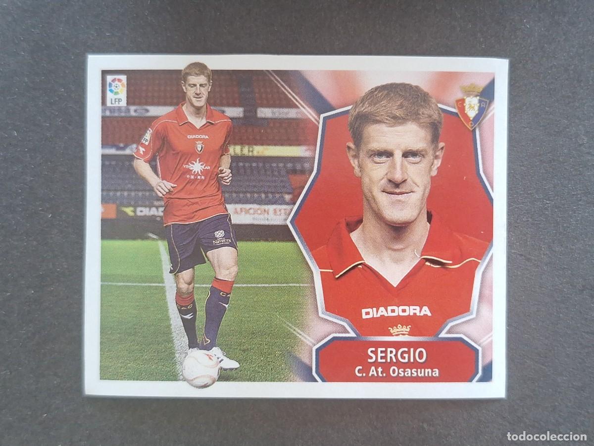 Cromos de f&uacute;tbol: L7 SERGIO C. A. OSASUNA MERCADO INVIERNO LIGA ESTE 2007 2008 07 08 NUNCA PEGADO SIN PEGAR