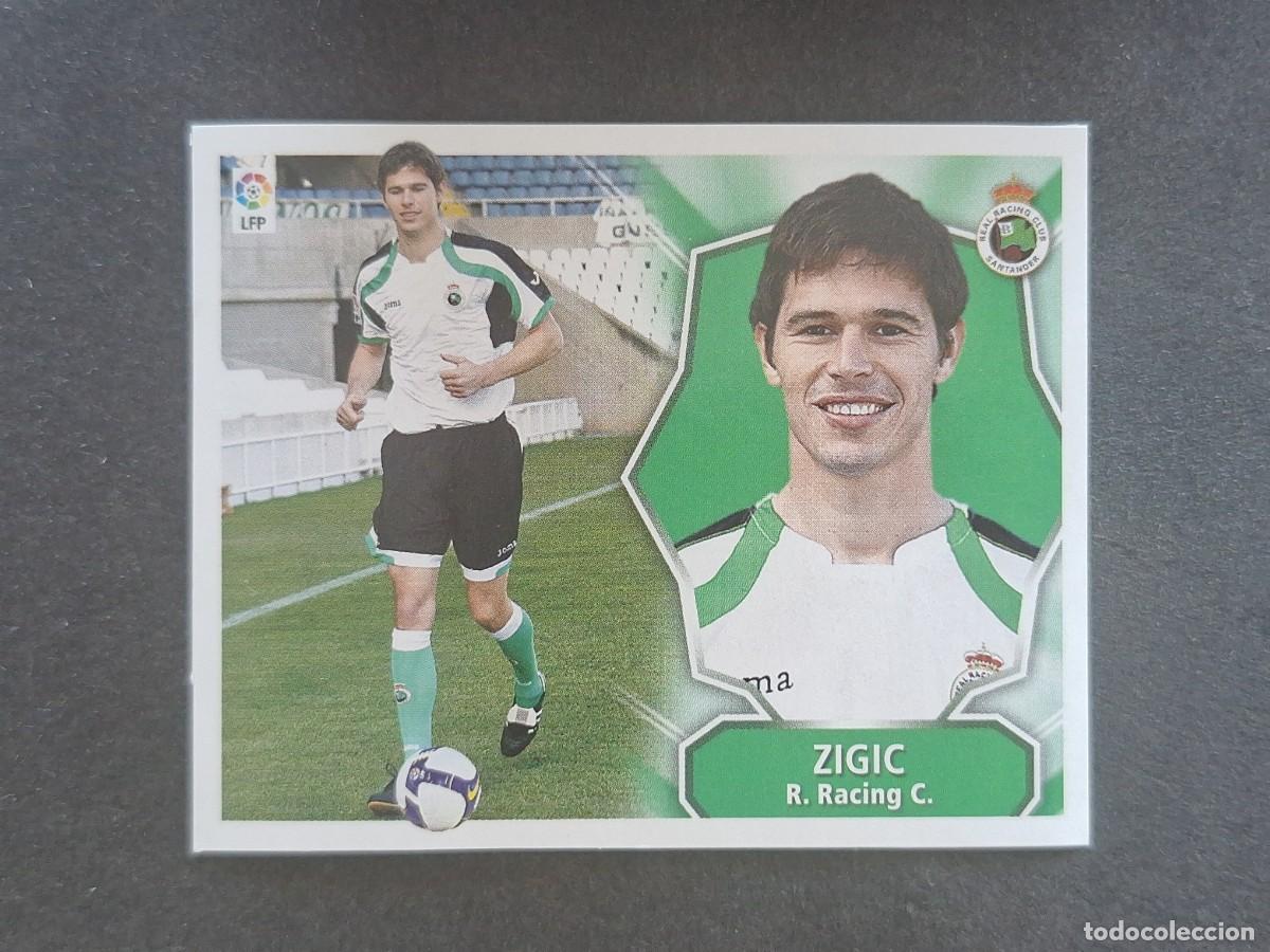 Cromos de f&uacute;tbol: L7 ZIGIC RACING DE SANTANDER MERCADO INVIERNO LIGA ESTE 2007 2008 07 08 NUNCA PEGADO SIN PEGAR