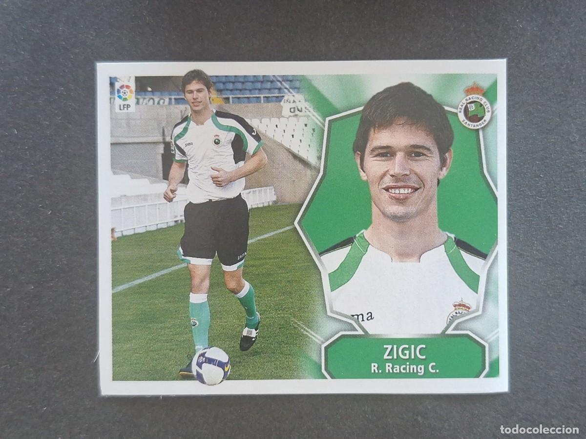 Cromos de f&uacute;tbol: L7 ZIGIC RACING DE SANTANDER MERCADO INVIERNO LIGA ESTE 2007 2008 07 08 NUNCA PEGADO SIN PEGAR
