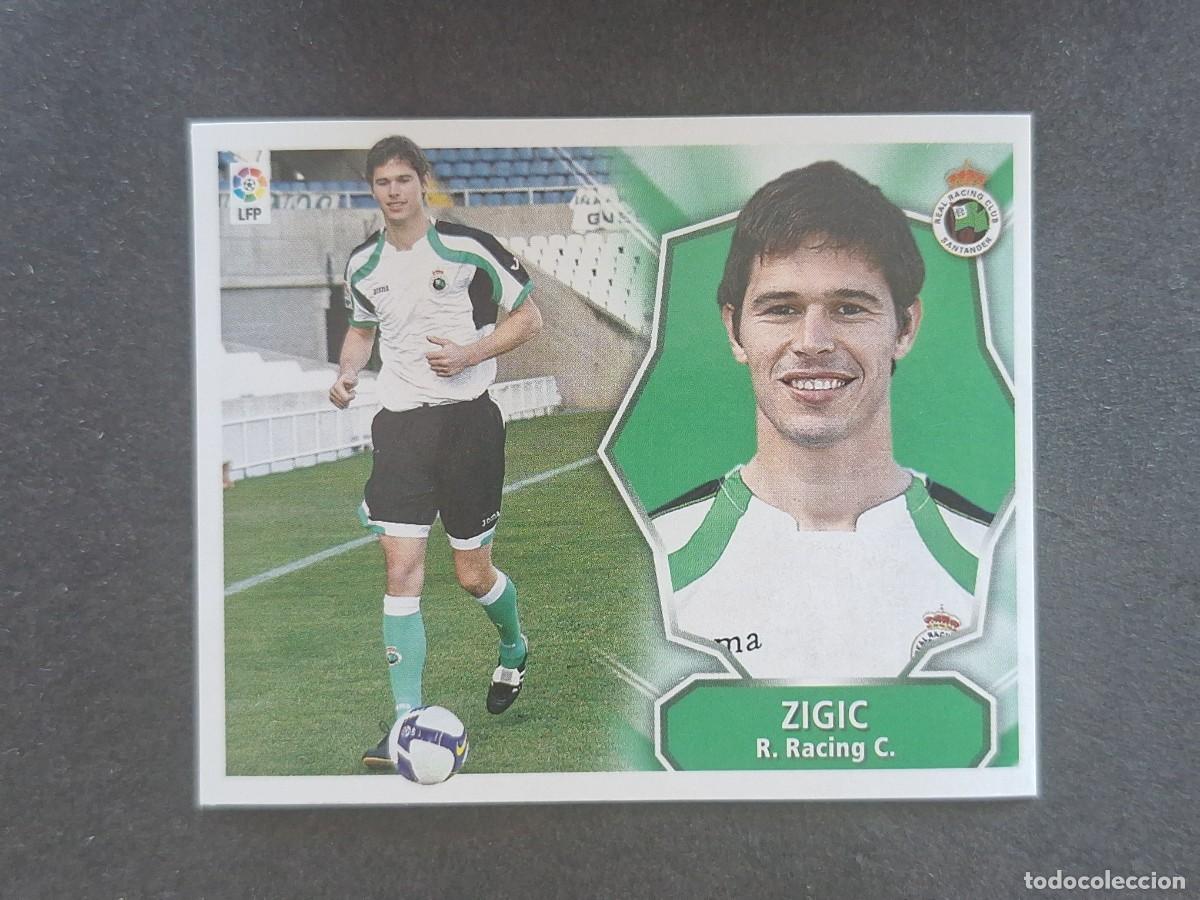 Cromos de f&uacute;tbol: L7 ZIGIC RACING DE SANTANDER MERCADO INVIERNO LIGA ESTE 2007 2008 07 08 NUNCA PEGADO SIN PEGAR