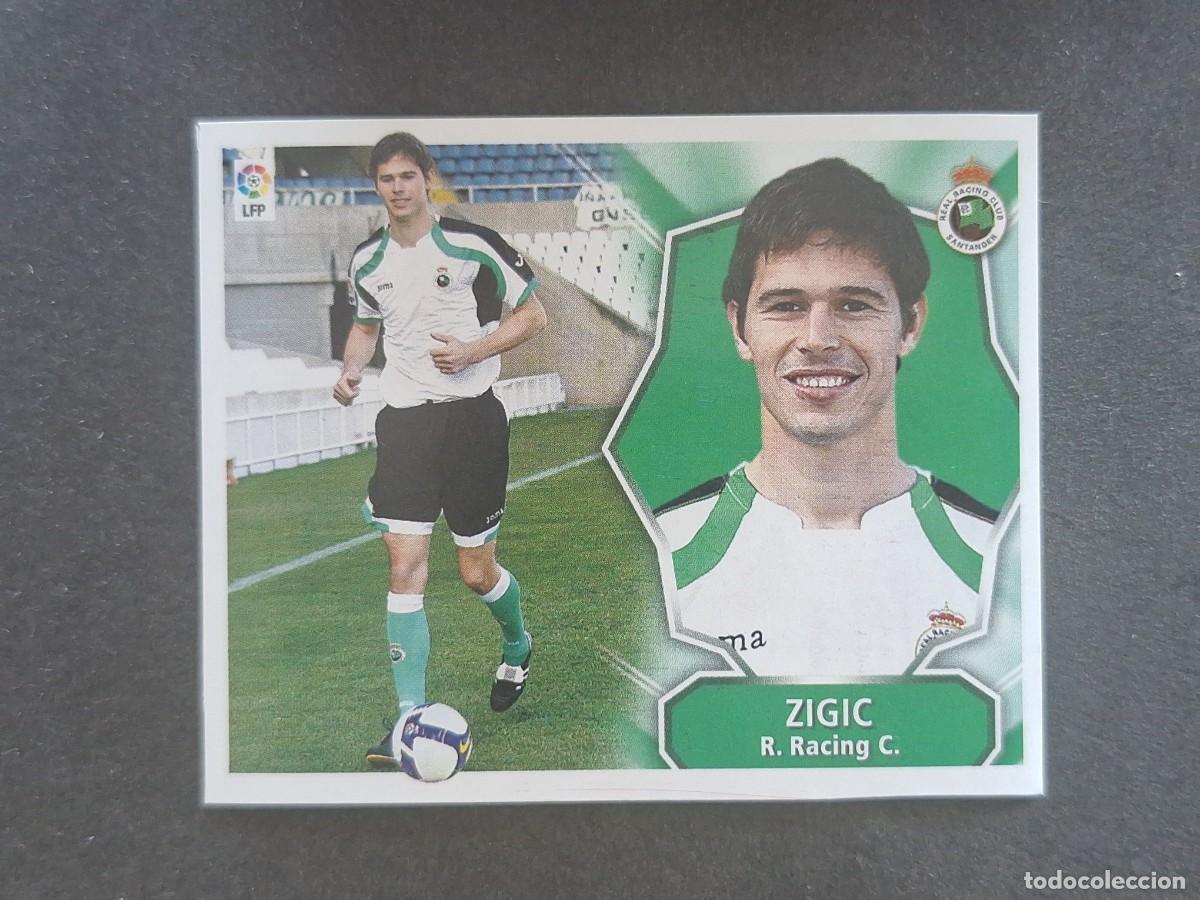 Cromos de f&uacute;tbol: L7 ZIGIC RACING DE SANTANDER MERCADO INVIERNO LIGA ESTE 2007 2008 07 08 NUNCA PEGADO SIN PEGAR