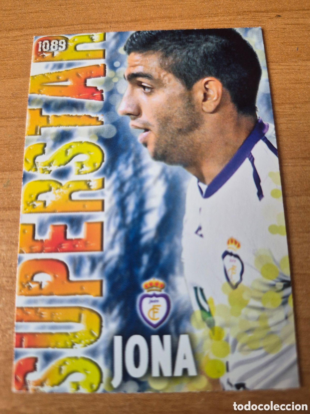 Cromos de f&uacute;tbol: 1089 JONA JAEN SUPERSTAR MATE MUNDICROMO 2013 2014