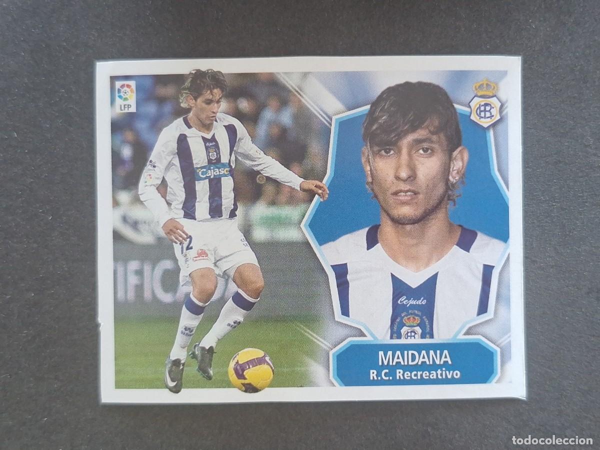 Cromos de f&uacute;tbol: L7 MAIDANA R. C. RECREATIVO MERCADO INVIERNO LIGA ESTE 2007 2008 07 08 NUNCA PEGADO SIN PEGAR