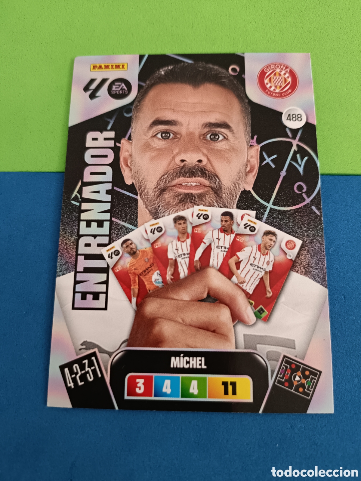 Cromos de f&uacute;tbol: ADRENALYN XL 2025 2026 25 26 Panini Liga - Entrenador 488 M&iacute;chel