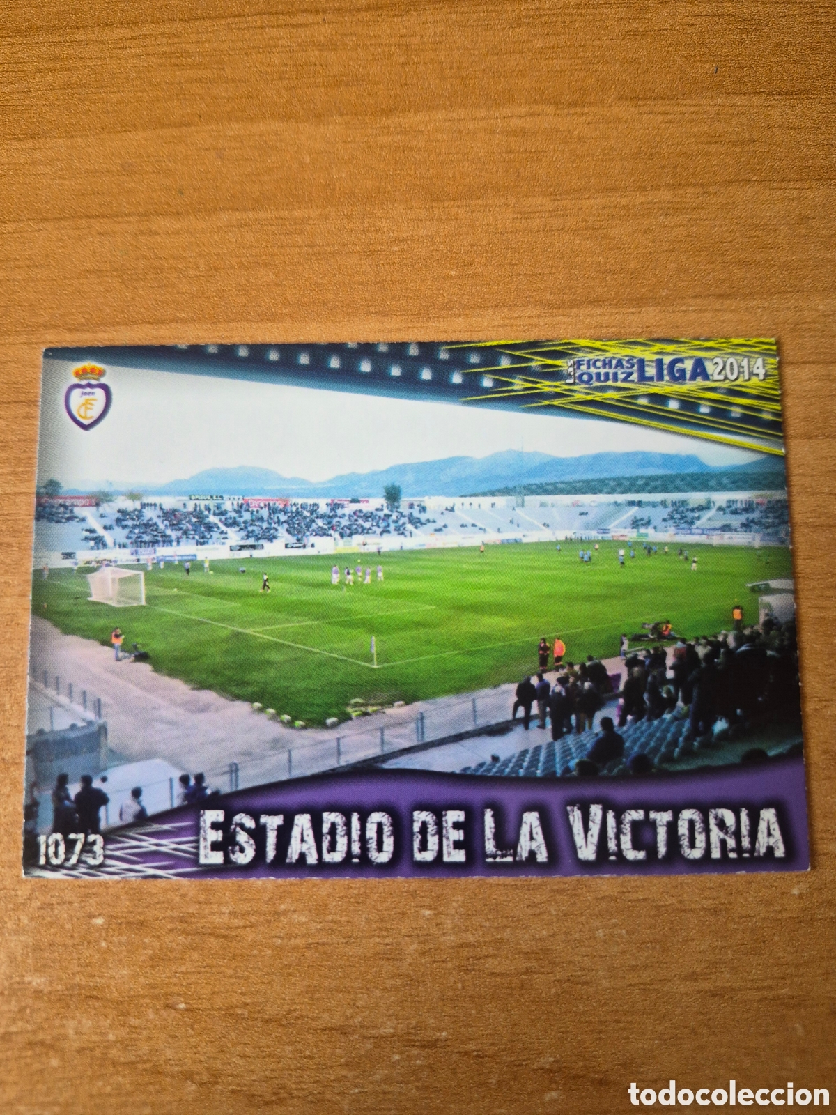 Cromos de f&uacute;tbol: 1073 ESTADIO LA VICTORIA MATE MUNDICROMO 2013 2014