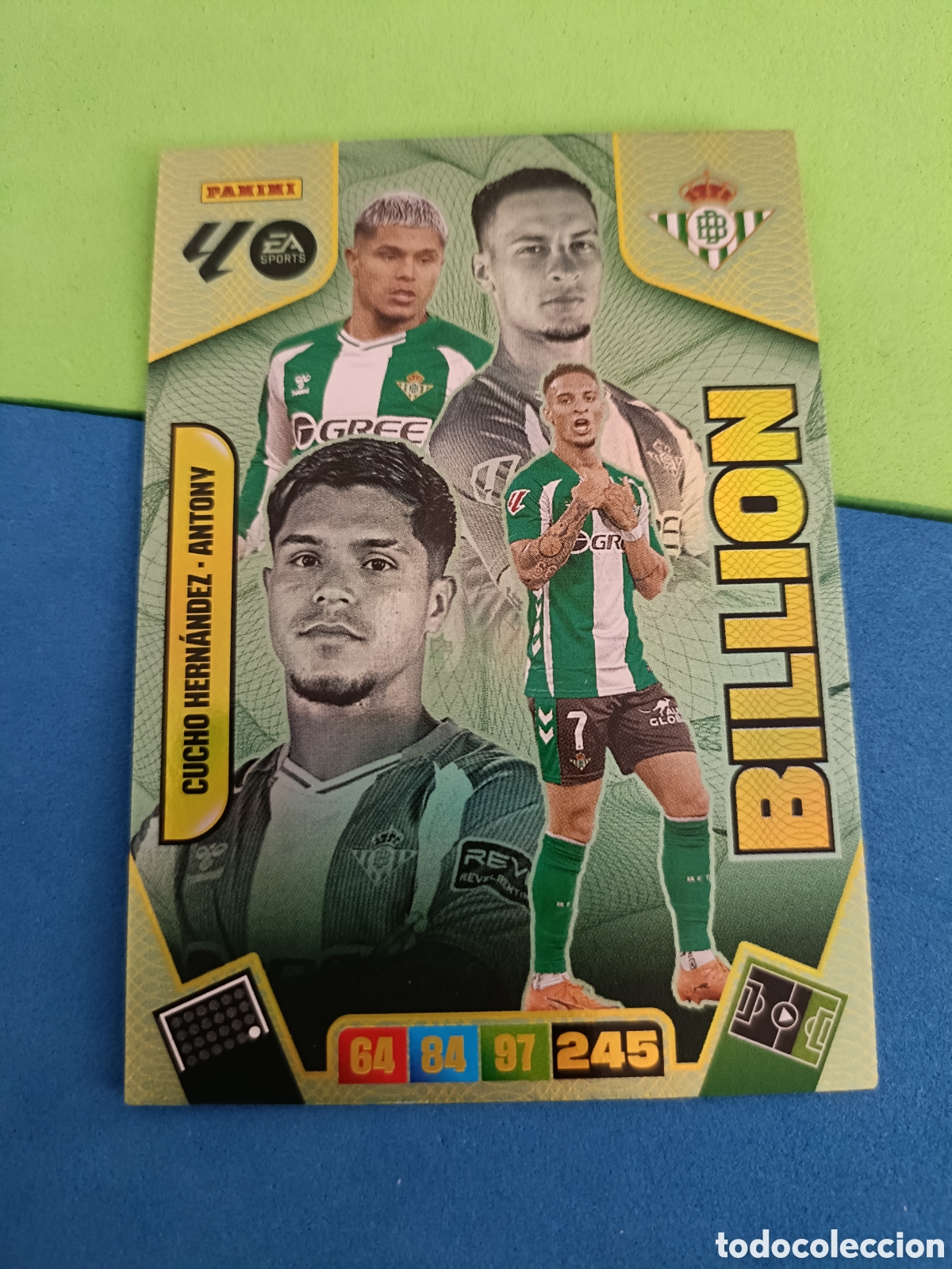 Cromos de f&uacute;tbol: ADRENALYN XL 2025 2026 25 26 Panini Liga - Billion Betis Cucho y Anthony