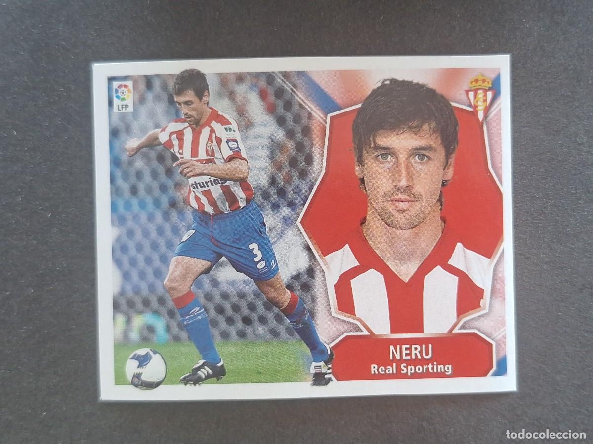 Cromos de f&uacute;tbol: L7 NERU SPORTING DE GIJON MERCADO INVIERNO LIGA ESTE 2007 2008 07 08 NUNCA PEGADO SIN PEGAR