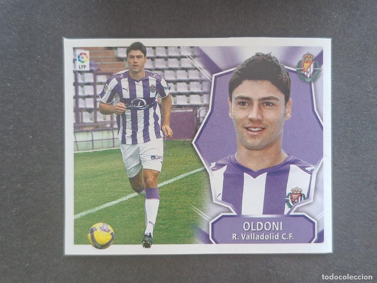 Cromos de f&uacute;tbol: L7 OLDONI REAL VALLADOLID MERCADO INVIERNO LIGA ESTE 2007 2008 07 08 NUNCA PEGADO SIN PEGAR