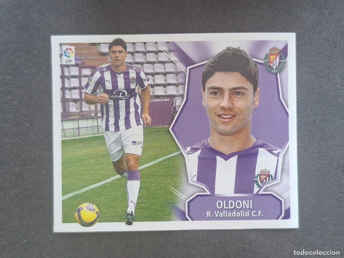 Cromos de f&uacute;tbol: L7 OLDONI REAL VALLADOLID MERCADO INVIERNO LIGA ESTE 2007 2008 07 08 NUNCA PEGADO SIN PEGAR