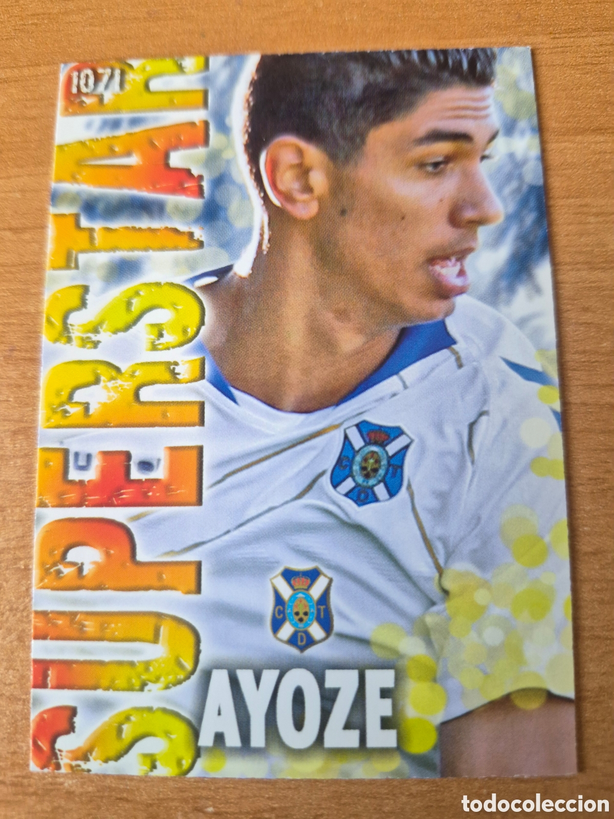 Cromos de f&uacute;tbol: 1071 AZOYE TENERIFE SUPERSTAR MATE MUNDICROMO 2013 2014