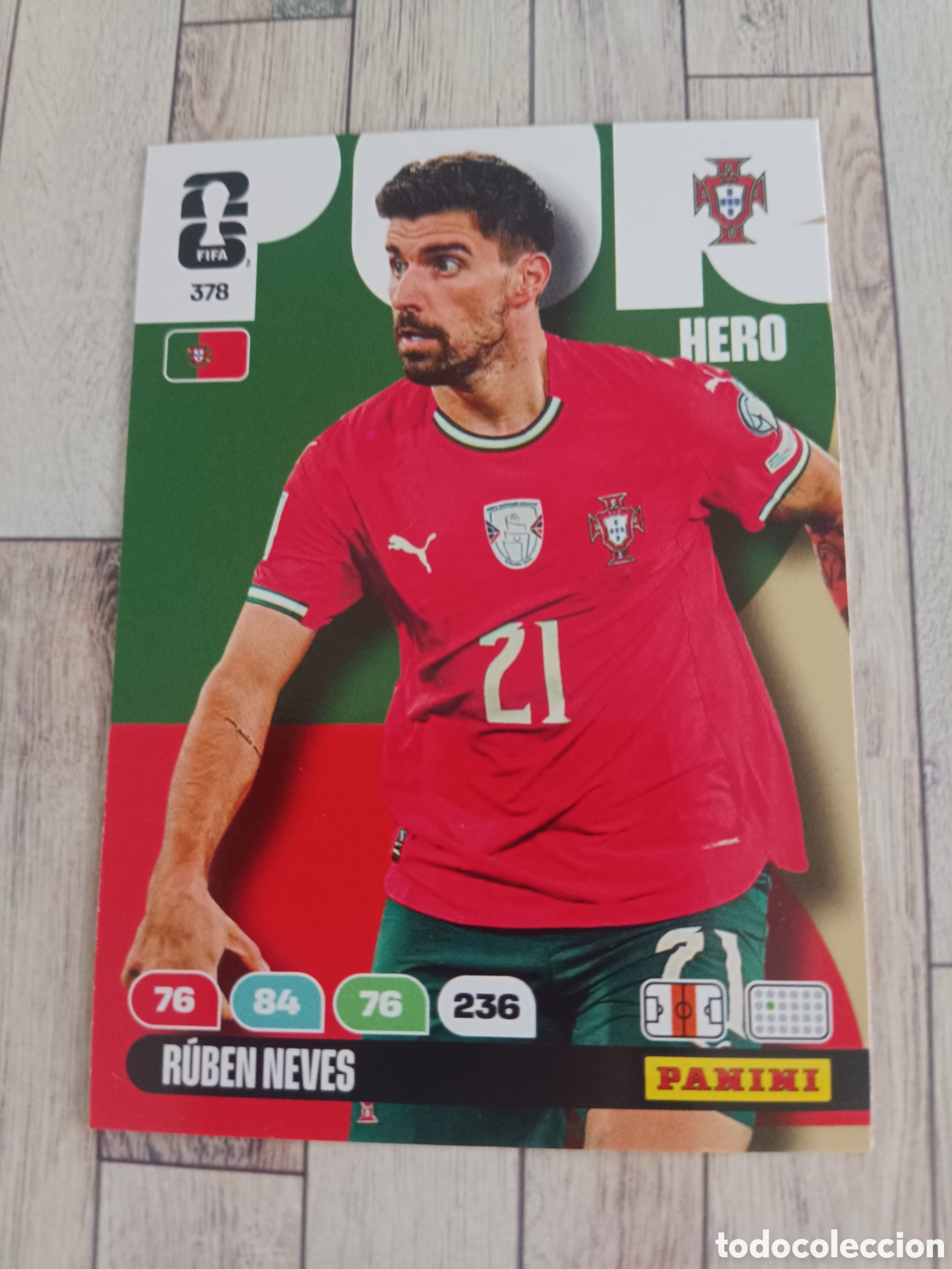 Cromos de f&uacute;tbol: 378 RUBEN NEVES PORTUGAL ADRENALYN XL MUNDIAL FIFA WORLD CUP 2026 PANINI