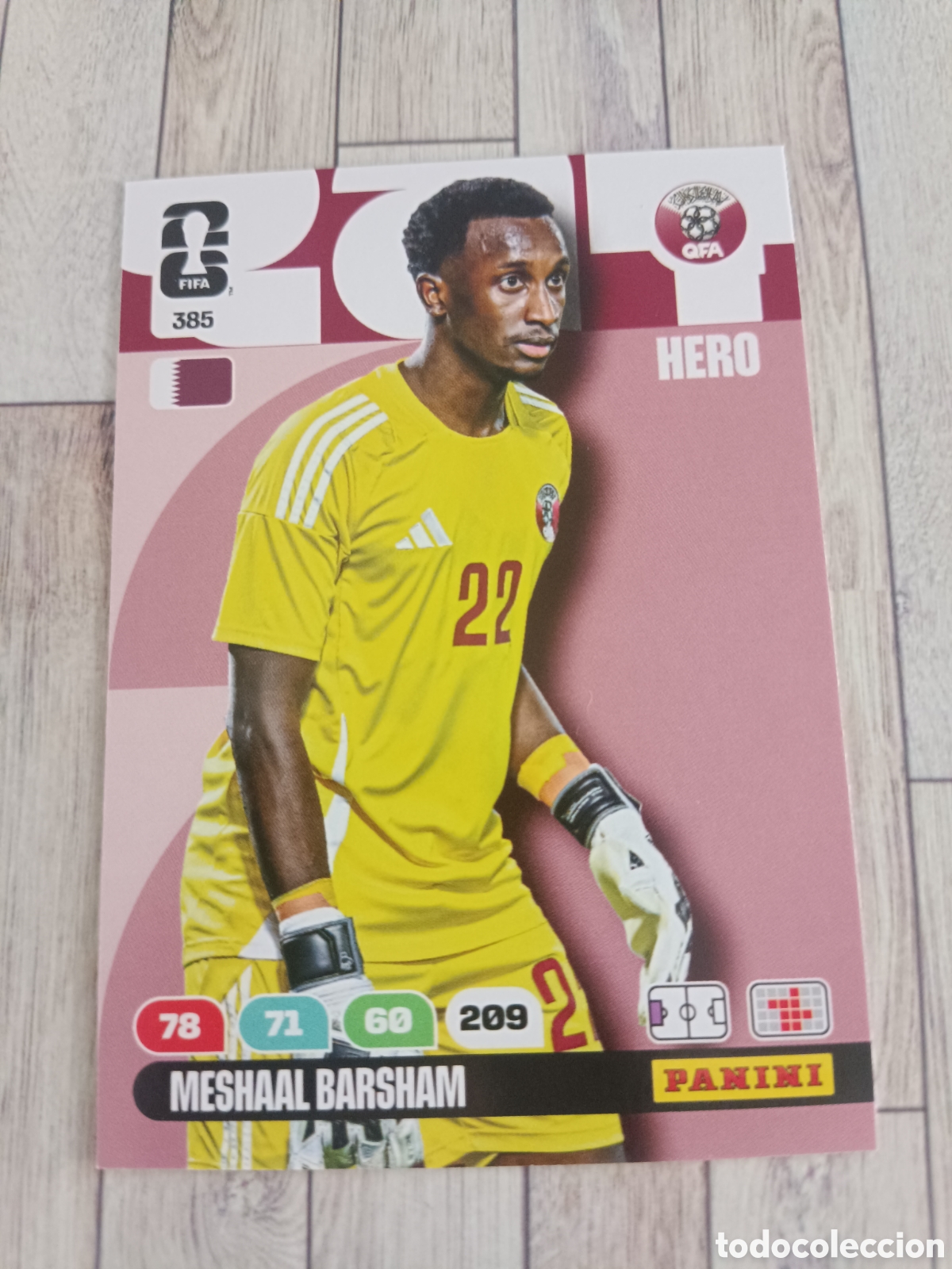 Cromos de f&uacute;tbol: 385 MESHAAL BARSHAM QATAR HERO ADRENALYN XL MUNDIAL FIFA WORLD CUP 2026 PANINI