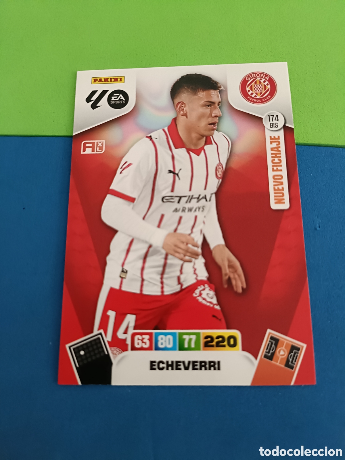 Cromos de f&uacute;tbol: ADRENALYN XL 2025 2026 25 26 Panini Liga - Nuevo fichaje 174 bis Echeverri