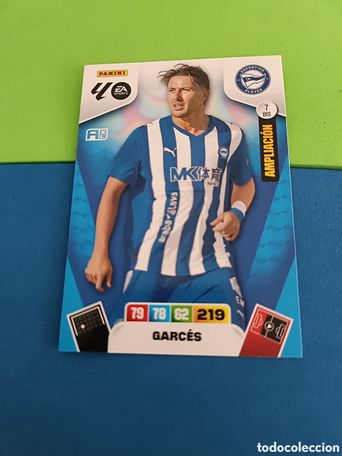 Cromos de f&uacute;tbol: ADRENALYN XL 2025 2026 25 26 Panini Liga - Ampliaci&oacute;n 7 bis Garc&eacute;s