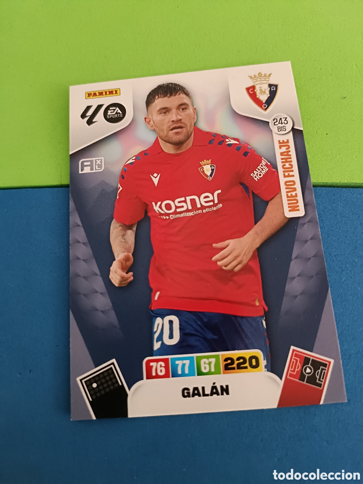 Cromos de f&uacute;tbol: ADRENALYN XL 2025 2026 25 26 Panini Liga - Nuevo fichaje 243 bis Galan