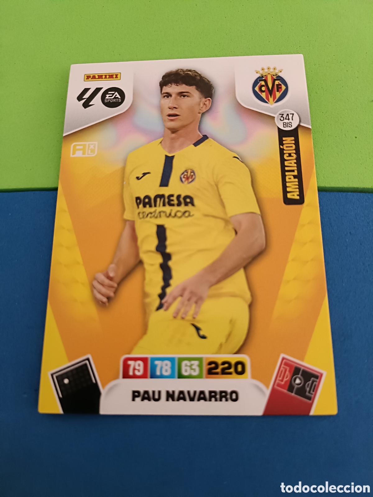 Cromos de f&uacute;tbol: ADRENALYN XL 2025 2026 25 26 Panini Liga - Ampliaci&oacute;n 347 bis Pau Navarro