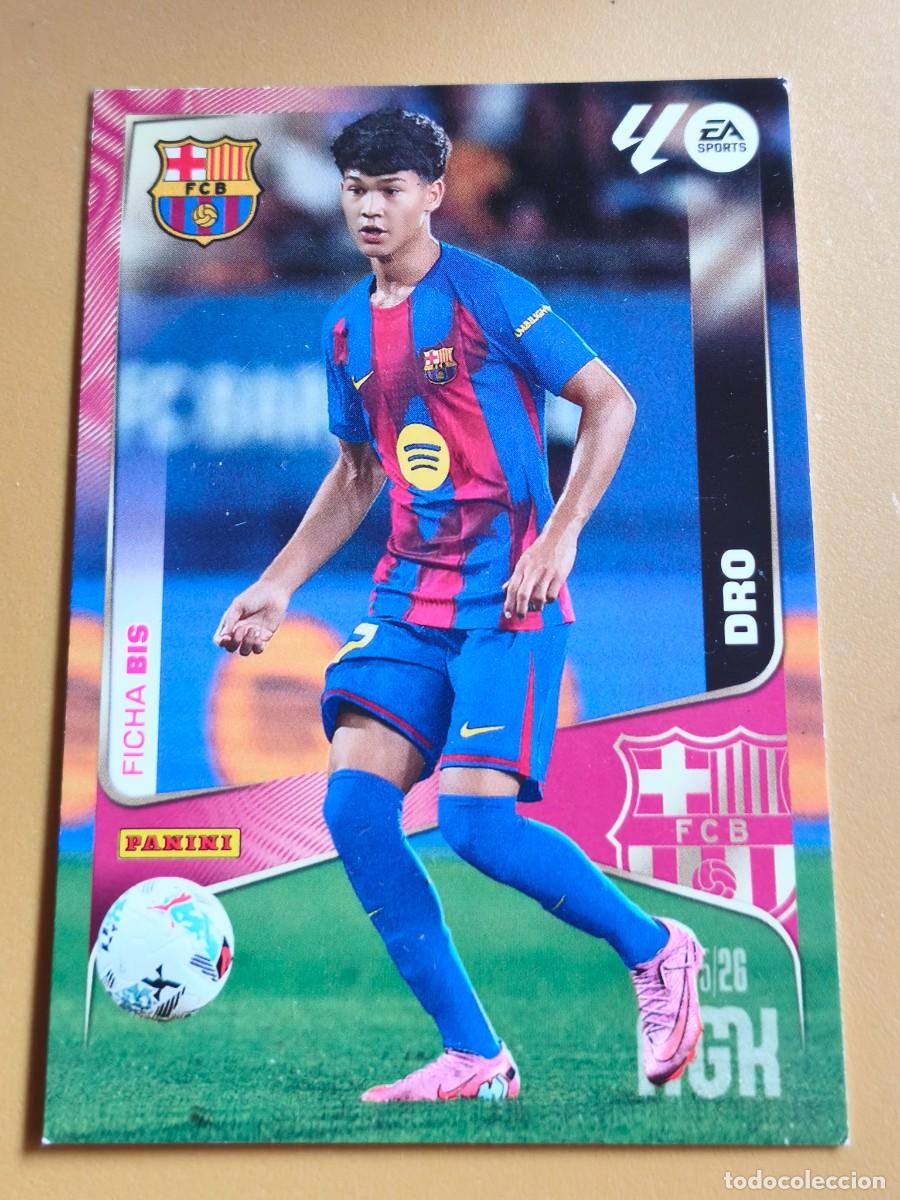 Cromos de f&uacute;tbol: dro, 2025 26 ficha bis