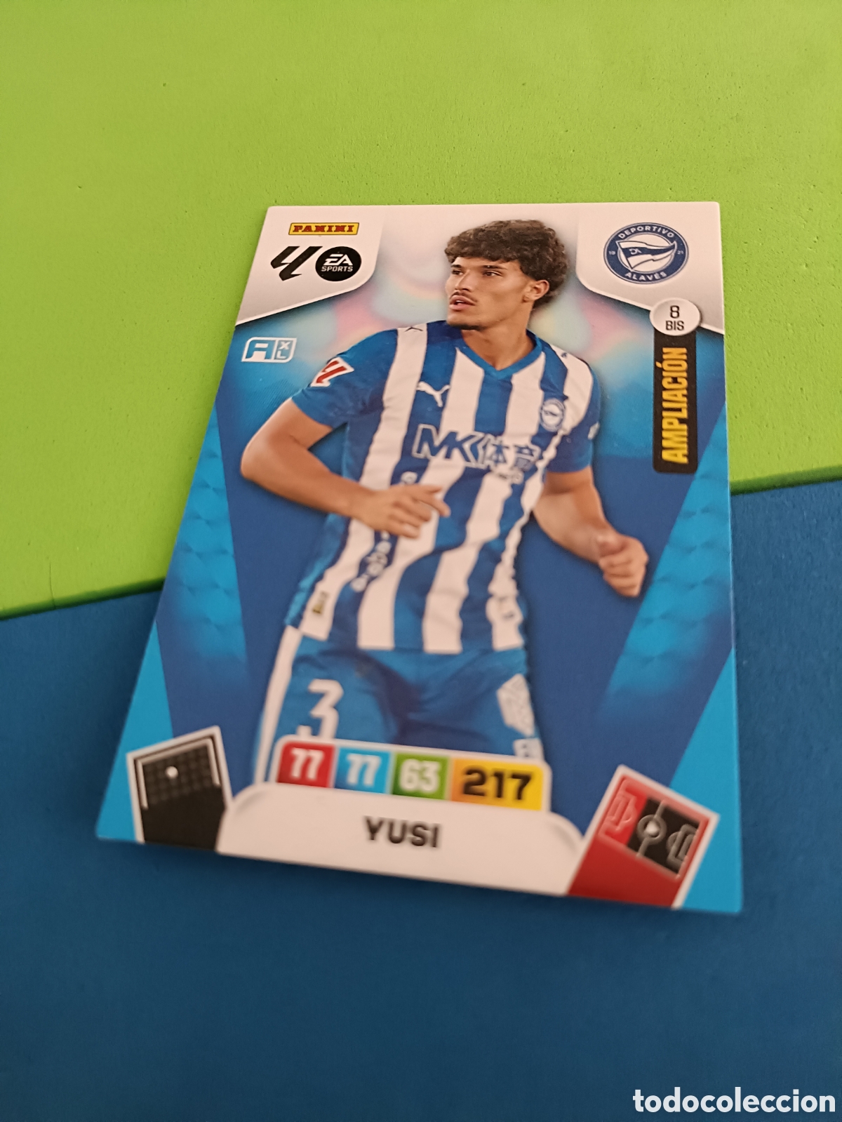 Cromos de f&uacute;tbol: ADRENALYN XL 2025 2026 25 26 Panini Liga - Ampliaci&oacute;n 8 bis Yusi