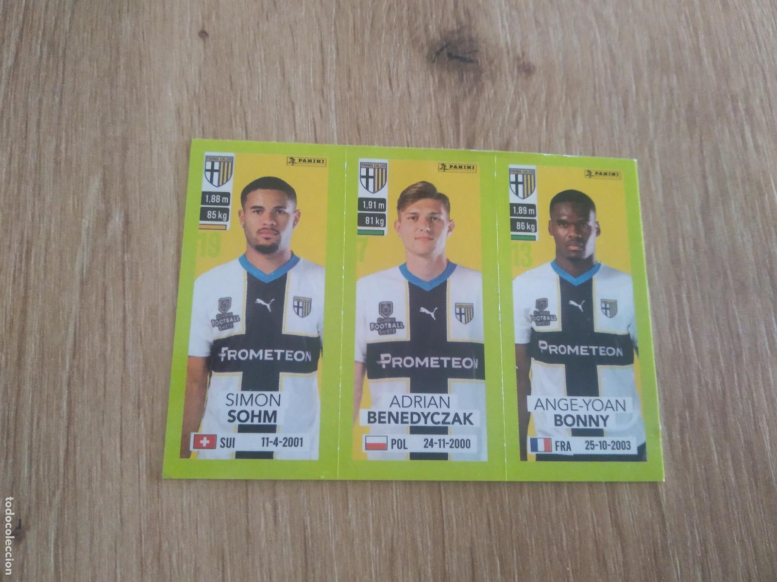 Cromos de f&uacute;tbol: 599 SOHM BENEDYCZAK BONNY PARMA CROMO FUTBOL PANINI LIGA ITALIA 23-24 CALCIATORI 2023-2024