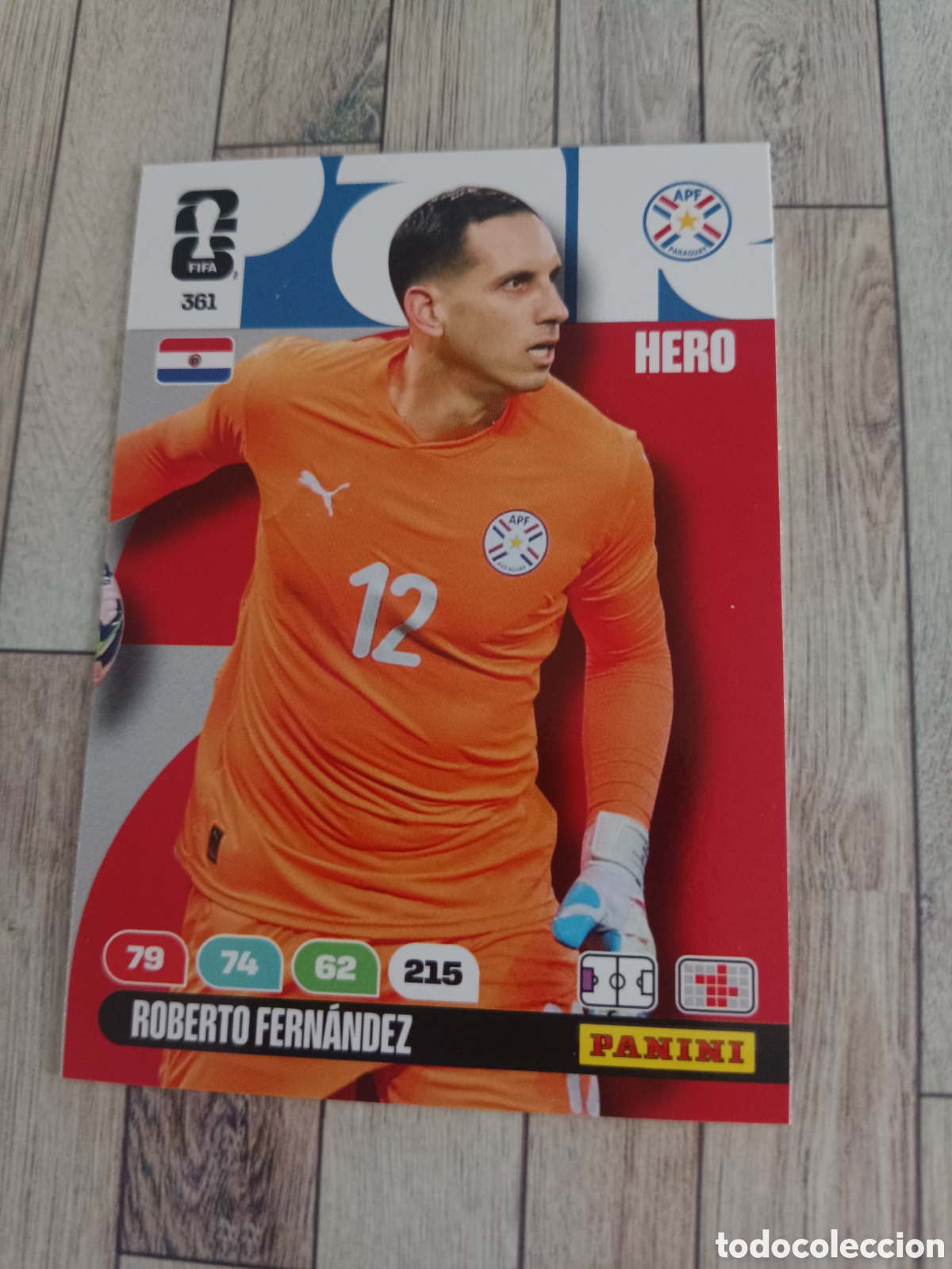 Cromos de f&uacute;tbol: 361 ROBERTO FERNANDEZ PARAGUAY HERO ADRENALYN XL MUNDIAL FIFA WORLD CUP 2026 PANINI