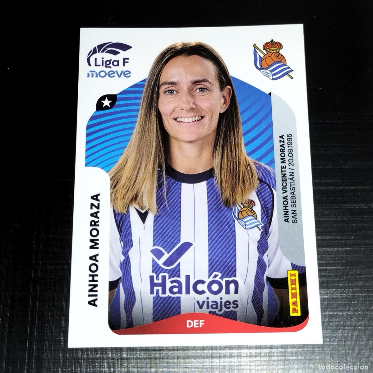 Cromos de f&uacute;tbol: 290 AINHOA MORAZA REAL SOCIEDAD CROMOS LIGA F MOEVE FEMENINA PANINI 2025 2026 25 26