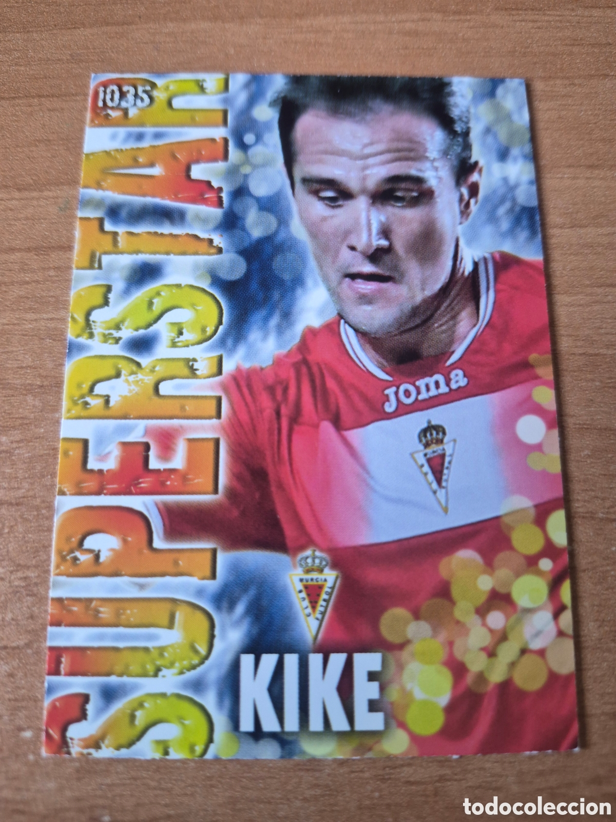 Cromos de f&uacute;tbol: 1035 KIKE MURCIA SUPERSTAR MATE MUNDICROMO 2013 2014