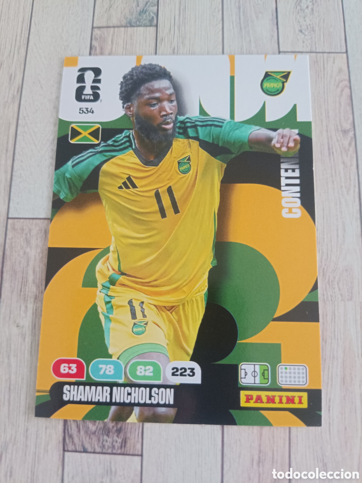 Cromos de f&uacute;tbol: 534 NICHOLSON JAMAICA CONTENDER ADRENALYN XL MUNDIAL FIFA WORLD CUP 2026 PANINI
