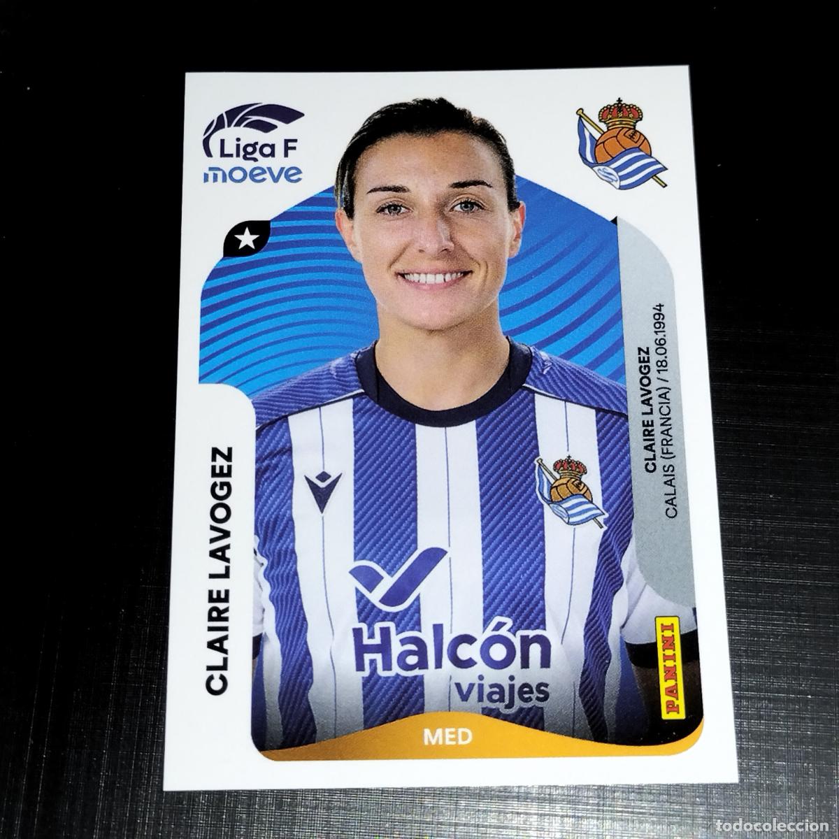 Cromos de f&uacute;tbol: 295 CLAIRE LAVOGEZ REAL SOCIEDAD CROMOS LIGA F MOEVE FEMENINA PANINI 2025 2026 25 26