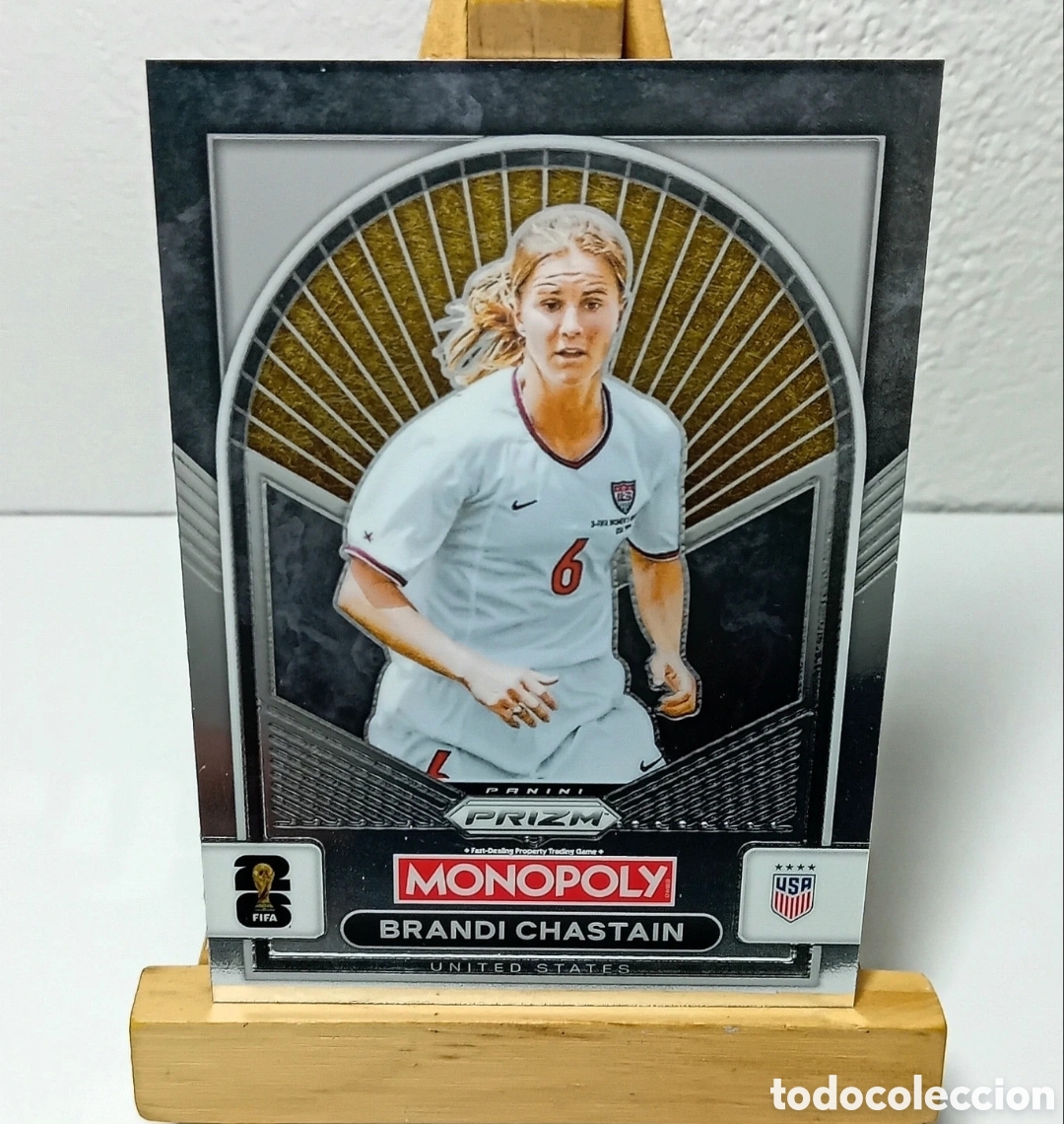 Cromos de f&uacute;tbol: BRANDI CHASTAIN 2026 USA MONOPOLY PRIZM PANINI.