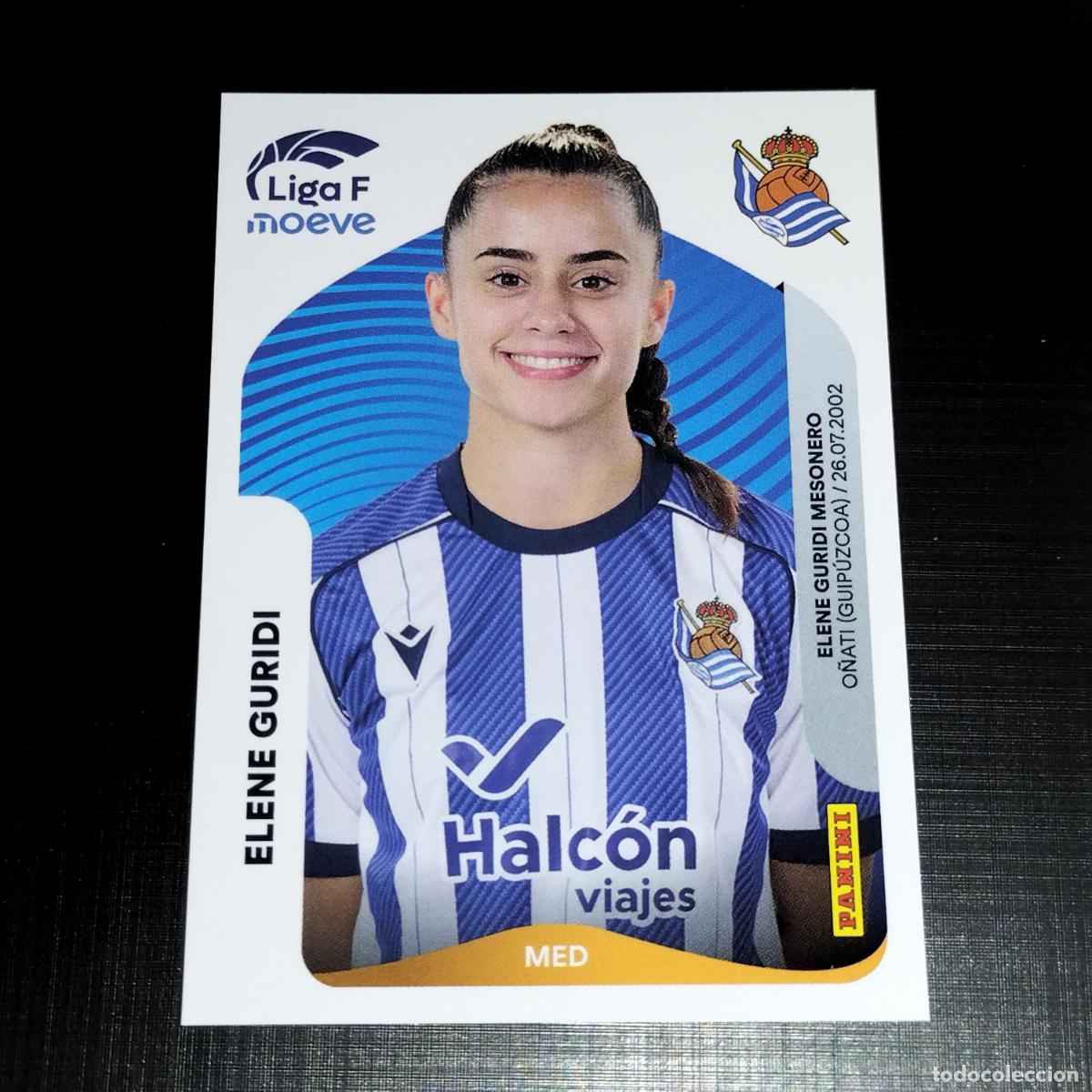 Cromos de f&uacute;tbol: 297 ELENE GURIDI REAL SOCIEDAD CROMOS LIGA F MOEVE FEMENINA PANINI 2025 2026 25 26