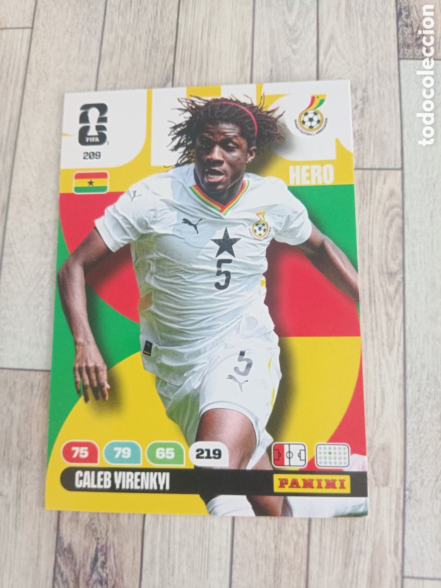 Cromos de f&uacute;tbol: 209 CALEB YIRENKYI GHANA HERO ADRENALYN XL MUNDIAL FIFA WORLD CUP 2026 PANINI