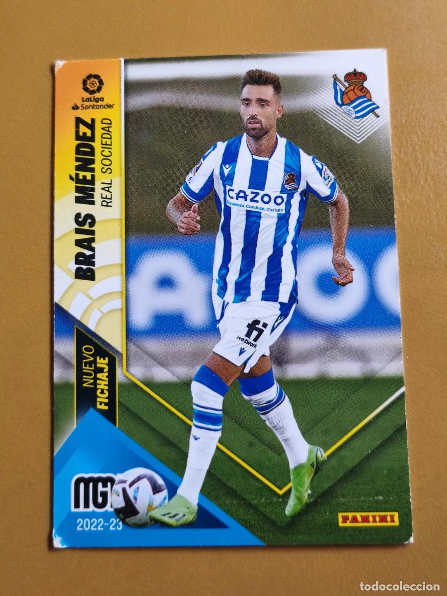 Cromos de f&uacute;tbol: brais mendez, 2022 23 nuevo fichaje