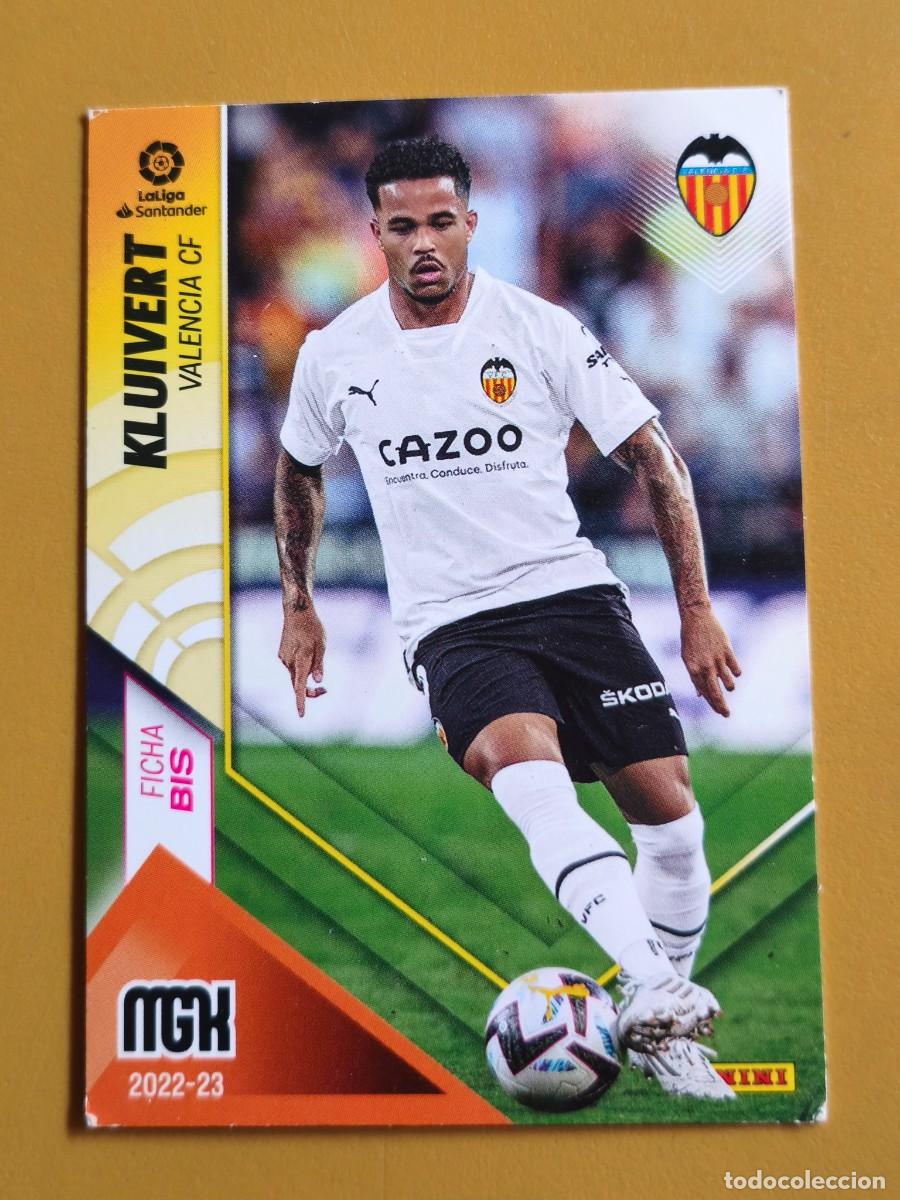 Cromos de f&uacute;tbol: kluivert, 2022 23 ficha bis