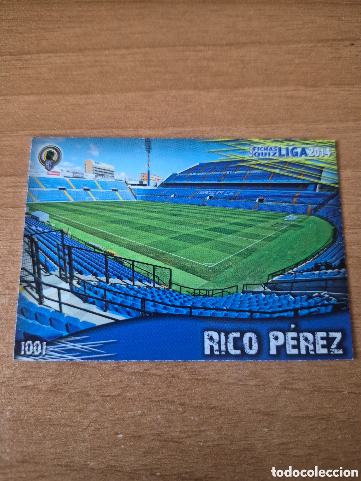 Cromos de f&uacute;tbol: 1001 ESTADIO RICO PEREZ HERCULES MATE MUNDICROMO 2013 2014