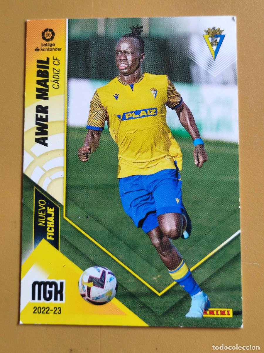 Cromos de f&uacute;tbol: awer mabil, 2022 23 nuevo fichaje