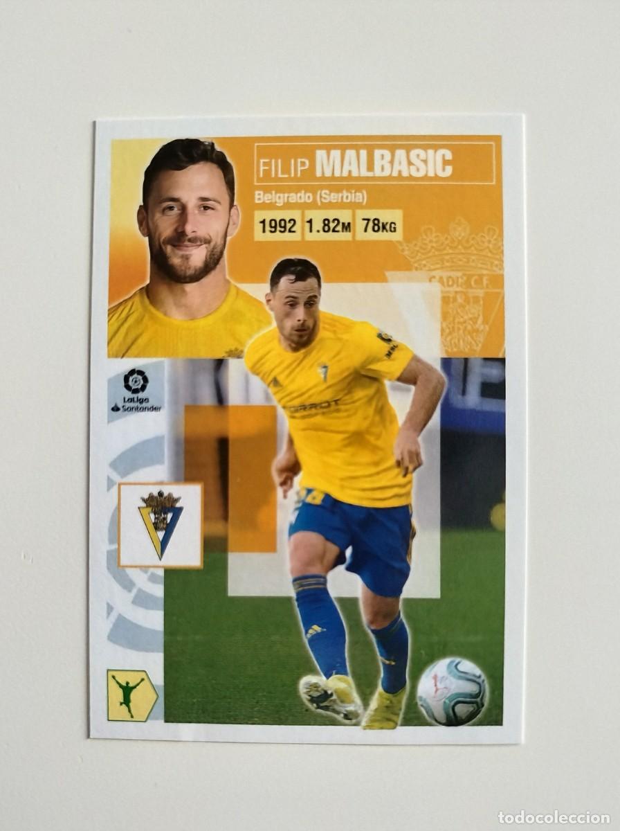Cromos de f&uacute;tbol: Malbasic 15 BIS COLOCA SIN PEGAR NUNCA PEGADO C&aacute;diz CF Liga Ediciones Este 20 21 / 2020 2021