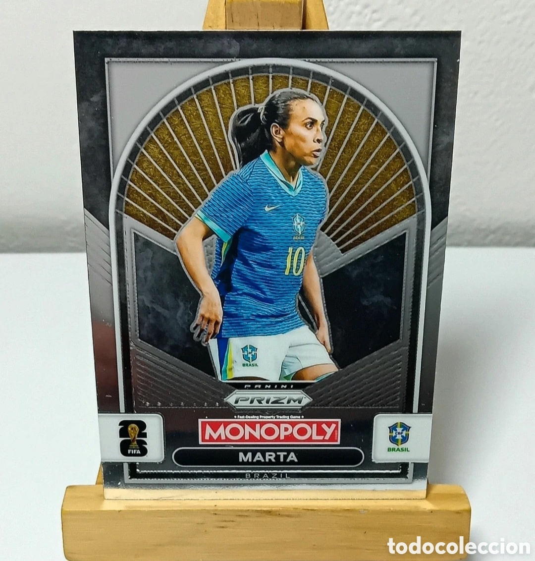 Cromos de f&uacute;tbol: MARTA 2026 BRASIL MONOPOLY PRIZM PANINI.