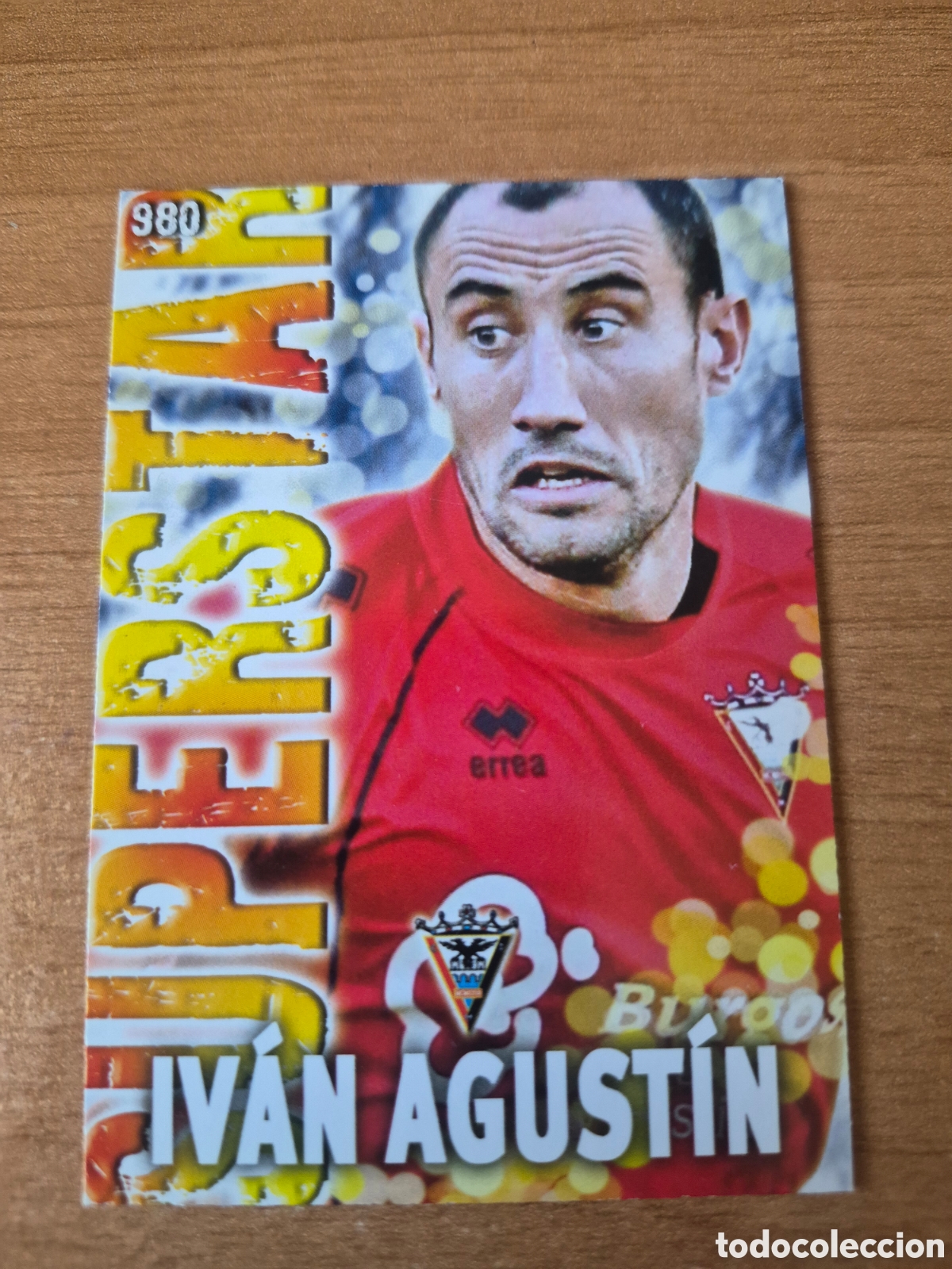 Cromos de f&uacute;tbol: 980 IVAN AGUSTIN MIRANDES SUPERSTAR MATE MUNDICROMO 2013 2014