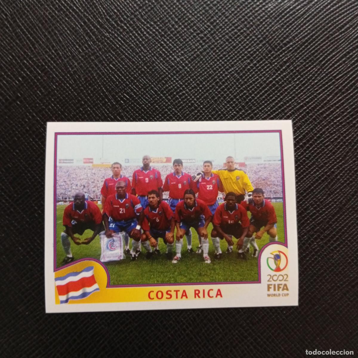 Cromos de f&uacute;tbol: 223 ALINEACION COSTA RICA PANINI 2002 MUNDIAL KOREA FUTBOL 02 CROMO - SIN PEGAR - A156 PG496