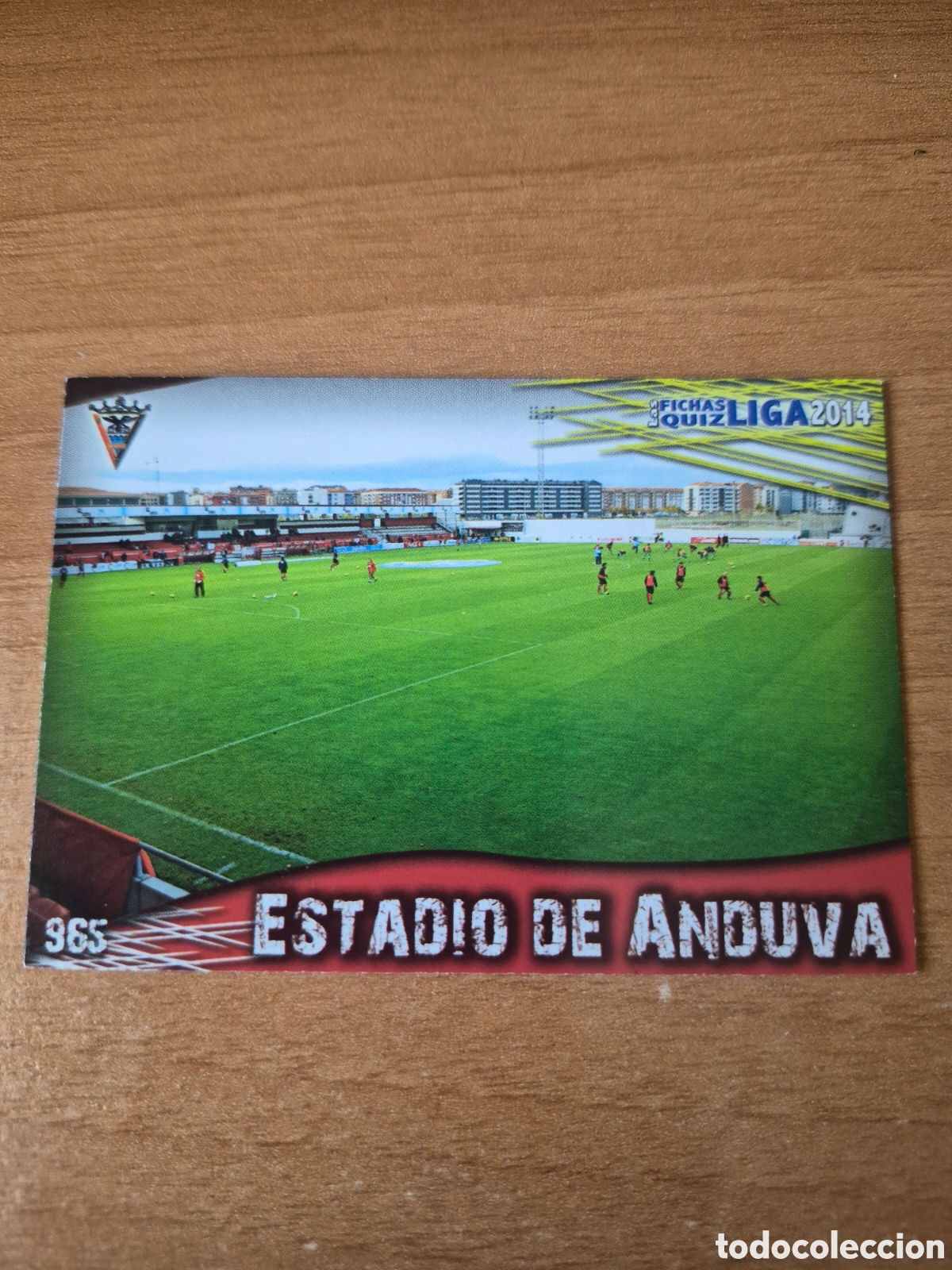 Cromos de f&uacute;tbol: 965 ESTADIO ANDUVA MIRANDES MATE MUNDICROMO 2013 2014
