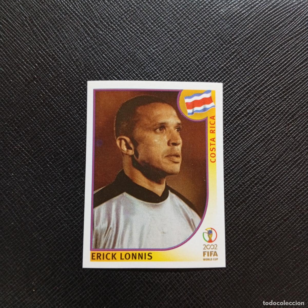 Cromos de Futebol: 225 ERICK LONNIS COSTA RICA PANINI 2002 MUNDIAL KOREA FUTBOL 02 CROMO - SIN PEGAR - A156 PG496