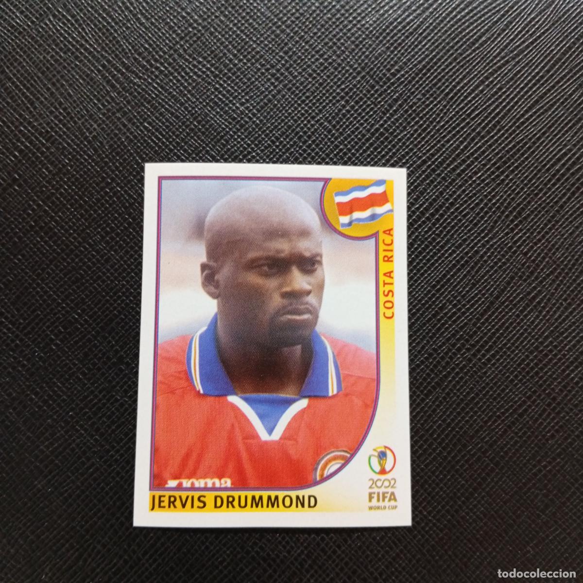 Cromos de Futebol: 226 JERVIS DRUMMOND COSTA RICA PANINI 2002 MUNDIAL KOREA FUTBOL 02 CROMO - SIN PEGAR - A156 PG496